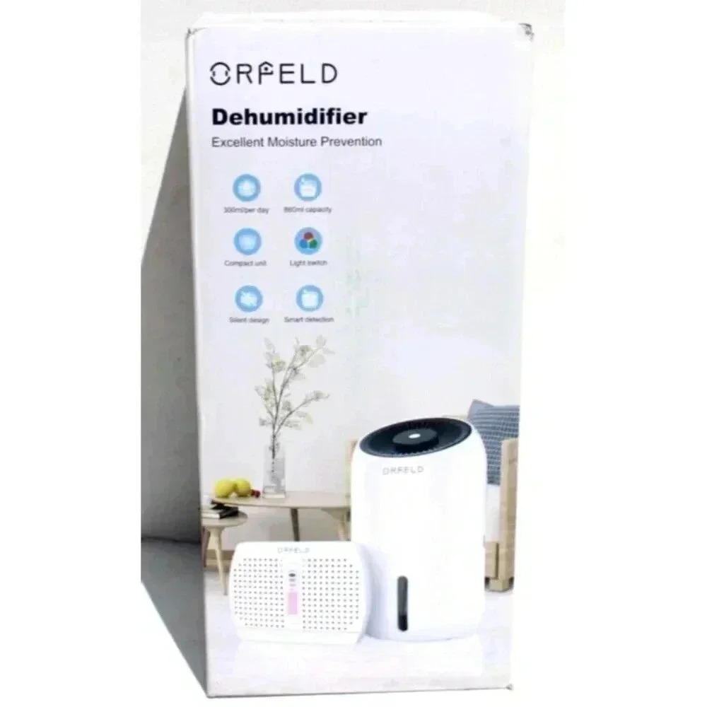 Orfeld Dehumidifier Ultra Quiet 2200 Cubic Feet Model MD637 New - Picture 1 of 4